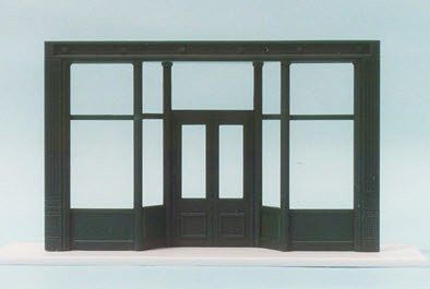 Pike-Stuff 20 Store Front (Recessed Entry) HO Scale Model Railroad Building Accessory #st1