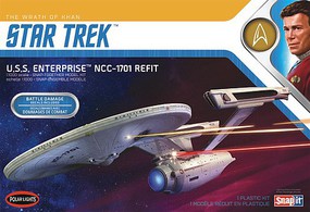 Polar-Lights Star Trek Wrath of Khan USS Enterprise NCC1701 Plastic Model Spacecraft kit 1/1000 #974m