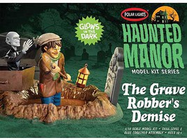 Polar-Lights Haunted Manor The Grave Robber's Demise Diorama Set Plastic Model Celebrity Kit 1/12 #976