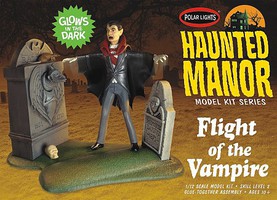 Polar-Lights Haunted Manor Flight of the Vampire Diorama Set Plastic Model Celebrity Kit 1/12 #977