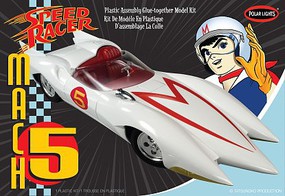 Polar-Lights Speed Racer Mach 5 Race Car Plastic Model Car Vehicle Kit 1/25 Scale #990