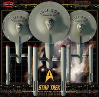 Polar-Lights Star Trek USS Enterprise w/Pilot Ed. Parts Plastic Model Spacecraft Kit 1/350 Scale #993