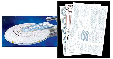 Polar-Lights Star Trek USS Excelsior Aztec Decal Set Science Fiction Plastic Model 1/1000 Scale #mka17