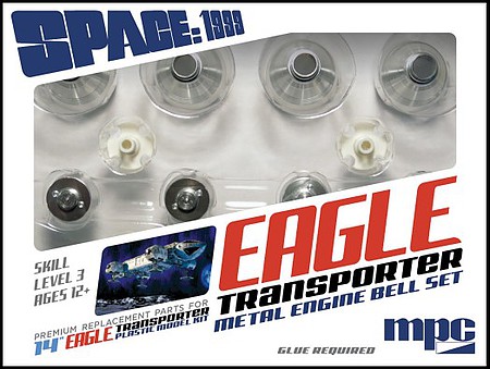 Polar-Lights Eagle Transporter Metal Engine Bell Set - MPC #913 Plastic Model Accessory Kit 1/72 #mka38