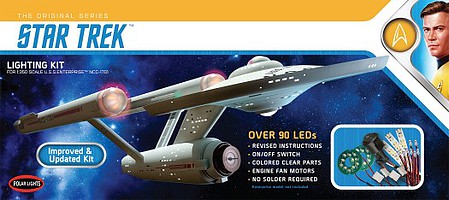 Polar-Lights Star Trek USS Enterprise Lighting Kit Plastic Model Accessory Kit 1/350 Scale #mka48