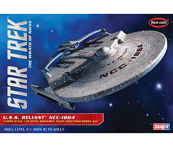 Polar-Lights Star Trek USS Reliant Science Fiction Plastic Model 1/1000 Scale #pol906_12