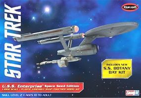 Polar-Lights Star Trek USS Enterprise Space Seed Science Fiction Plastic Model 1/1000 Scale #pol908