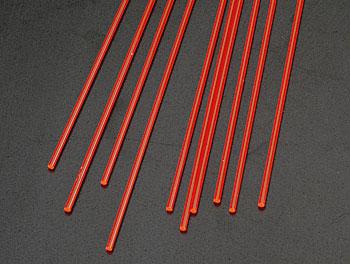 Plastruct Rod Round Fluorescent Red 1/16 (10 Model Scratch Building Plastic Rods #90271
