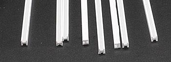 Plastruct H Column Styrene 1/8 (8) Model Scratch Building Plastic Strips #90543
