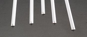 Plastruct Tees Styrene 3/16 (5) Model Scratch Building Plastic Strips #90565