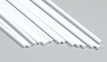 Plastruct Styrene Tubing-Round (3/32 x 15 Long) Model Scratch Building Plastic Strips #90603