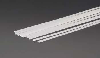 Plastruct Rectangle Strip .010x1/8 x10 (10) Model Scratch Building Plastic Strips #90716