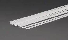 Plastruct Rectangle Strip .010x1/8 x10 (10) Model Scratch Building Plastic Strips #90716