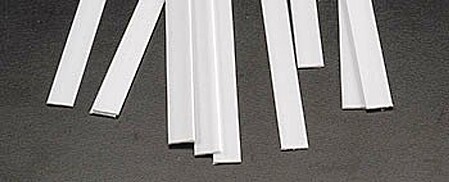 Plastruct 90778 MS-1019 Styrene Rectangle Strip .100 X .187\" X 10\" (10...