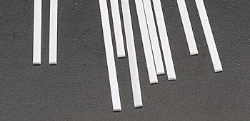 Plastruct Rectangle Strip Styrene .030x.080x10 (10) Model Scratch Building Plastic Strips #90734
