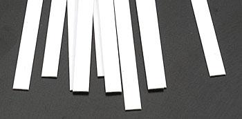 Plastruct Rectangle Strip Styrene .030x1/4x10 (10) Model Scratch Building Plastic Strips #90739