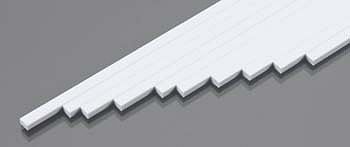 Plastruct Rectangle Strip Styrene .100x5/32x10 (10) Model Scratch Building Plastic Strips #90777