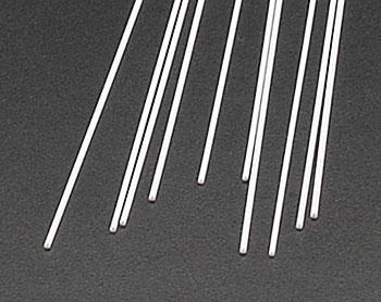 Plastruct Round Rod Styrene .030x10 (10) Model Scratch Building Plastic Rods #90853
