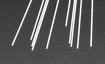 Plastruct Round Rod Styrene .040x10 (10) Model Scratch Building Plastic Rods #90855
