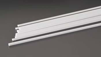 Plastruct 1/4 Round Rod .080x10 (10) Model Scratch Building Plastic Rods #90894
