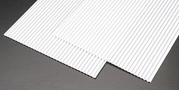 Plastruct Corrugated Siding (2) Model Scratch Building Plastic Sheet #91520