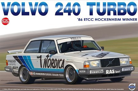 Platz-Model Volvo 240 Turbo 1986 ETCC Hockenheim Winner Plastic Model Race Car Kit 1/24 Scale #24013
