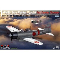Platz-Model IJN WW.II IJN A6M2b 'Zero Fighter Type 21' 1st Carrier Division (Aircraft Carrier AKAGI / KAGA Loaded)