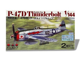 Platz-Model USAAF P-47D Thunderbolt ''Bubble Top'' (2 kits in one box)