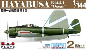 Platz-Model 1/144 Platz IJA Type 1 Fighter HAYABUSA OSCAR (2 kits in one box)