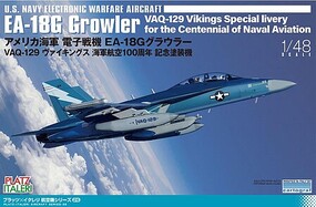 Platz-Model US Navy EW Aircraft EA-18G Growler VAQ-129 ''Vikings'' Special Painting for Naval Aviation 100th Anniversary