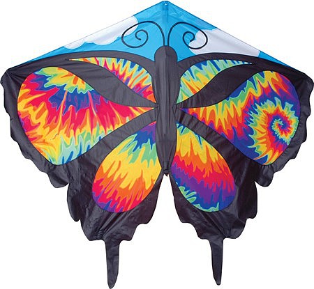 Premier 52 x 37 Butterfly Kite, Tie Dye