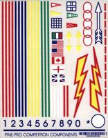 Pine-Pro Primaries Decal Pinewood Derby Decal and Finishing #10024