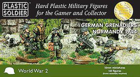 Plastic-Soldier German Grenadiers in Normandy 1944 (141) Plastic Model Military Figure 15mm #1538