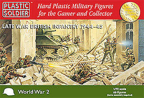 Plastic-Soldier Late WWII British Infantry 1944-45 (66) Plastic Model Military Figure 1/72 Scale #7203
