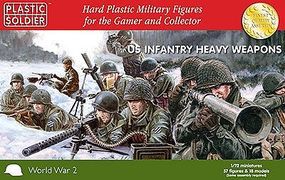 Plastic-Soldier WWII US Infantry (57) with Heavy Weapons Plastic Model Military Figure 1/72 Scale #7227