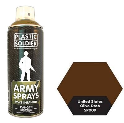 Plastic-Soldier US Olive Drab Infantry 400ml Spray Paint