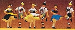 Recreation & Sports Bavarian Folk Dancers (6) Model Railroad Figures HO Scale #10240