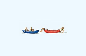 Preiser Youths With Boats