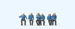 Preiser Firemen - Seated