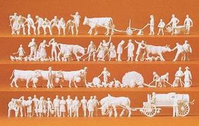 Working People - Unpainted Country Figures