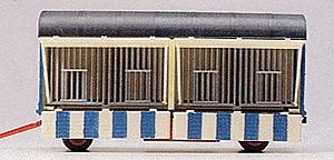 Preiser Krone Circus Wagon Open Side Cage HO Scale Model Railroad Vehicle #21019