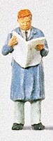 Preiser Man Reading Newspaper