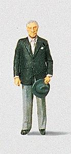 Preiser Politician Konrad Adenauer Model Railroad Figure HO Scale #28027