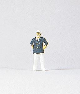 Preiser Captain Model Railroad Figure HO Scale #28053