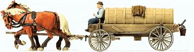 Preiser Liquid Fertilizer Wagon HO Scale Model Railroad Vehicle #30414