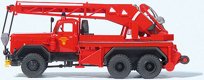 Preiser Magirus Crane Truck Kit HO Scale Model Railroad Vehicle #31269