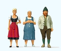 Preiser People in Bavarian Dress
