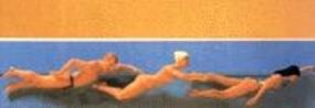 Preiser Swimmers - 1 Male & 2 Females