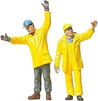 Preiser Modern Workmen Signaling