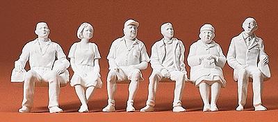Preiser Seated Persons Model Railroad Figures G Scale #45183